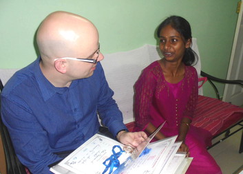 Cesta za podporovaným dítětem do Indie