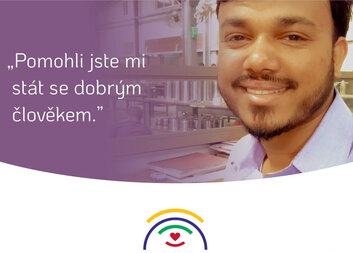 "Pomohli jste mi stát se dobrým člověkem"
