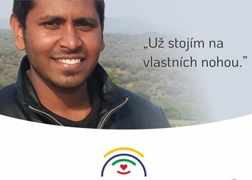 "Už stojím na vlastních nohou."