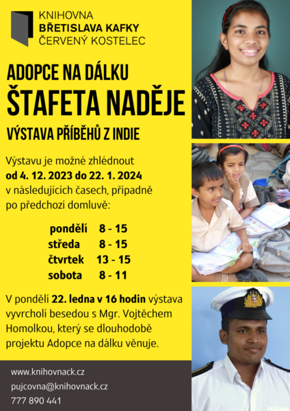 Červený Kostelec "Štafeta dobra a naděje"