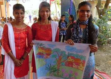 Indické děti pro vás malují obrázky