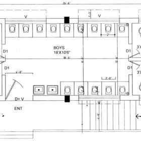 WC pro chlapce - 1. patro WC pro chlapce - 1. patro